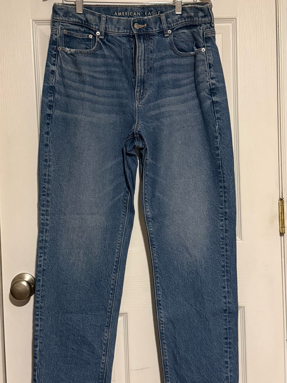 American Eagle Outfitters Women’s High-Rise Jeans - Medium Blue Wash
